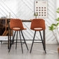 Porth Fabric Kitchen 28.25" Counter Height Stools, Set of 2