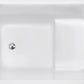 47" Acrylic Freestanding Bathtub with Seat
