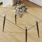 Modern Rectangular Glass Dining Table