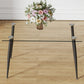 Modern Rectangular Glass Dining Table