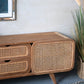 59x15x20" Teak Cabinet