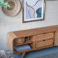 59x15x20" Teak Cabinet