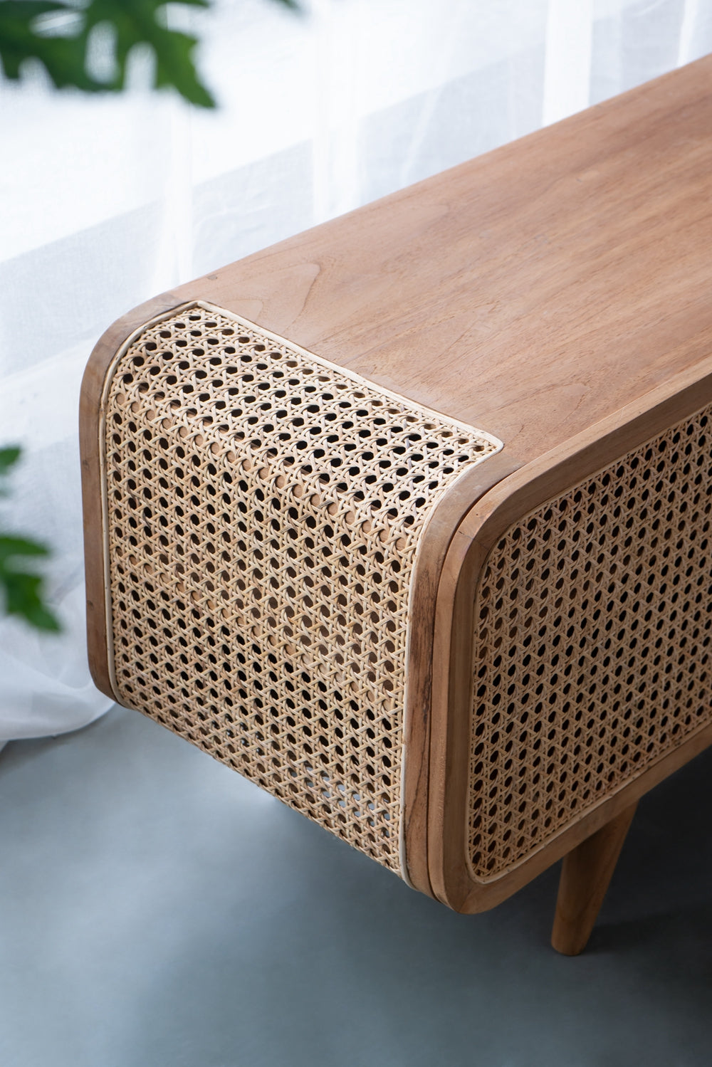 59x15x20" Teak Cabinet