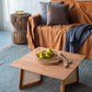 27.6" Teak Coffee Table