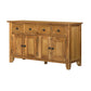 Classic Brown Farmhouse Storage Cabinet