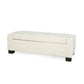 50" Ottoman Bench in Textured Fabric