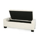 50" Ottoman Bench in Textured Fabric