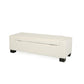 50" Ottoman Bench in Textured Fabric