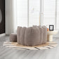 Soft Bean Bag Chair with Footstool