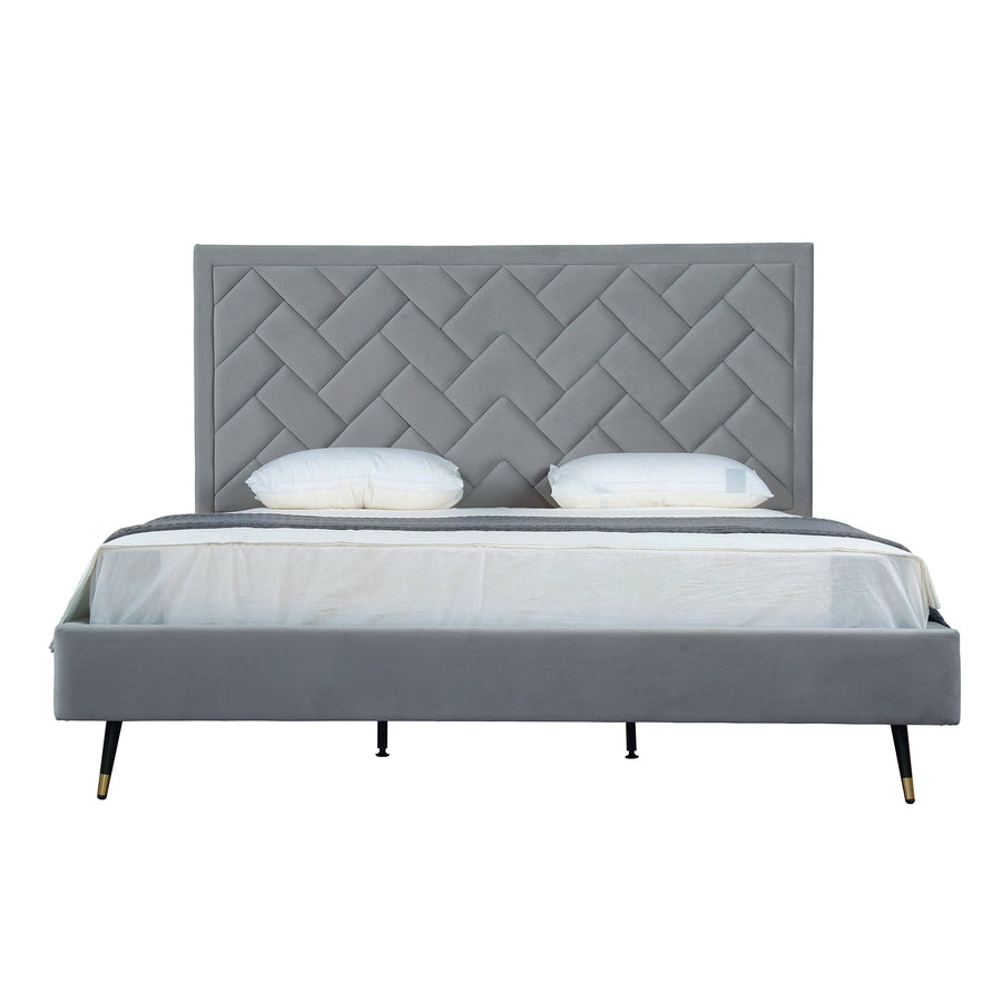 Crosby Upholstered Velvet King Bed