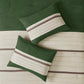 7 Pc Faux Suede Comforter Set Green King