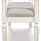 Realyn - Accent Bench - Antique White