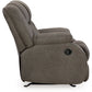 First Base - Rocker Recliner - Gunmetal