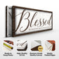 Blessed Is The Home That Is Filled With Love Sign