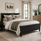 Mid-Century Modern Wood Platform Bed - Full Size