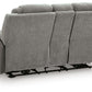 Mixed Motion - Power Reclining Loveseat With Console / Adjustable Headrest - view 5