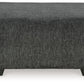 Biddeford - Oversized Accent Ottoman - Shadow
