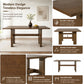 7 Pieces Modern Oval Dining Set