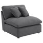 Charcoal 6-Piece Upholstered Modular Sectional Sofa