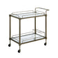 Aditya Mirrored & Antique Kitchen Cart