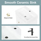 20 Inch Bathroom Vanity with Ceramic Sink
