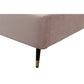 Crosby Upholstered Velvet Twin Bed