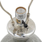 Hand-Finished Mercury Glass Table Lamp