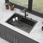 33" Drop-In Gunmetal Kitchen Sink