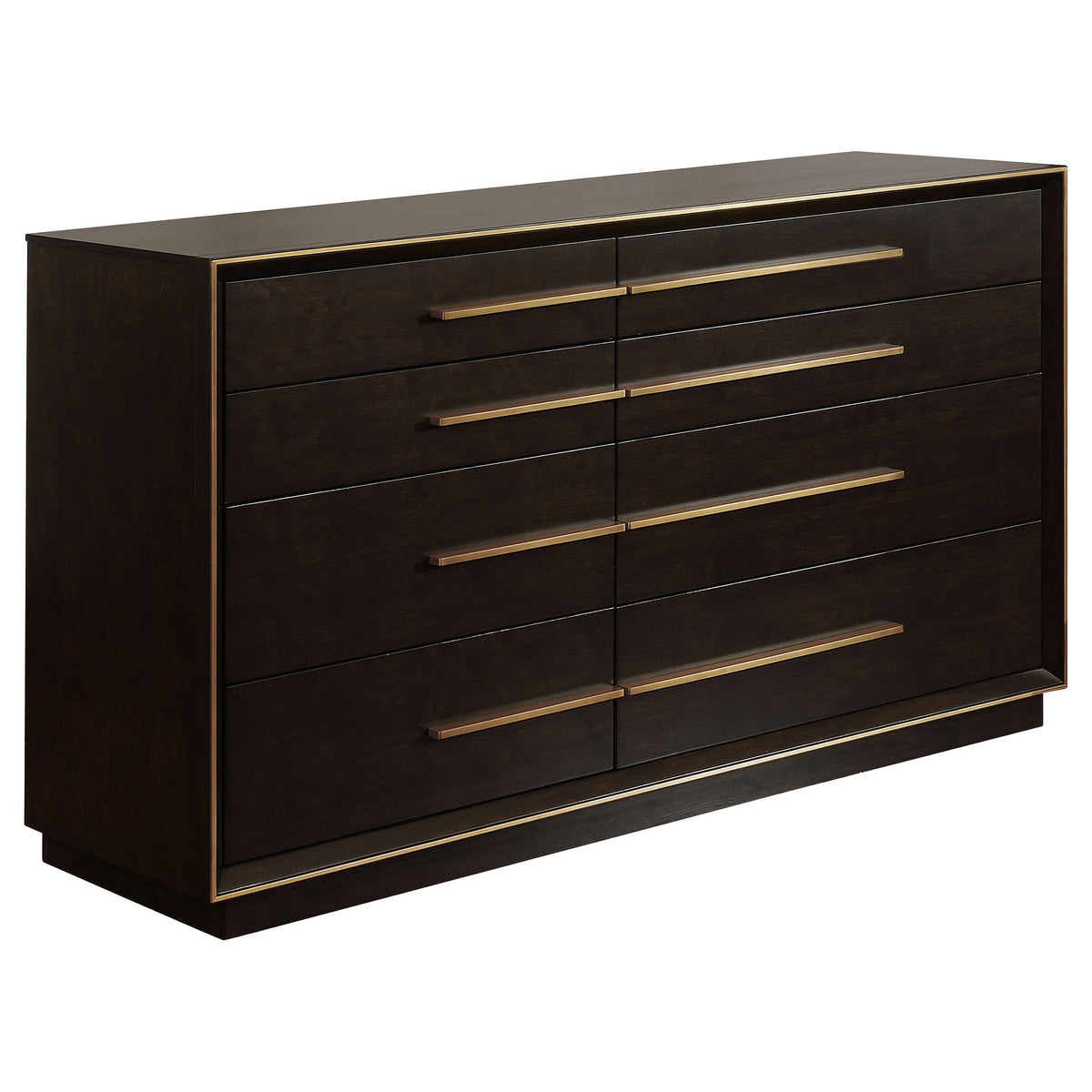 Prescott Smoked Peppercorn 8-Drawer Dresser