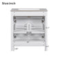 30-Inch Bathroom Vanity with Ceramic Sink, Modern