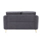 Yuina - Loveseat - Gray Linen