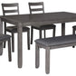 Bridson - RECT DRM Table Set (Set of 6) - Gray