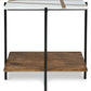 Braxmore - Accent Table - White / Light Brown
