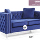 Chic Contemporary Loveseat