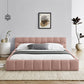 Queen Size Upholstered Bed Frame with Headboard