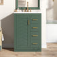 24" Bathroom Vanity with Integrated Ceramic Sink