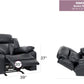 Elegant Padded Arm Recliner