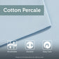 3 Piece Cotton Jacquard Comforter Set Aqua Full/Queen