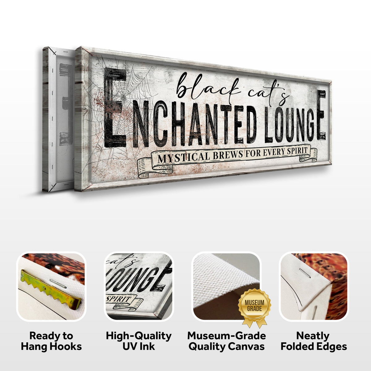 Black Cat's Enchanted Lounge Halloween Sign III - view 6