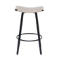 Backless Handwoven Kitchen Dining Bar Stools Set of 2