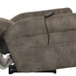 Tranquility - Power Headrest Power Lay Flat Reclining With CR3 Heat / Massage / Lumbar - Pewter