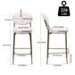 29'' Upholstered Bar Stools Velvet Counter Stool Set of 2