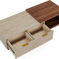 42.13" Extendable Coffee Table with Storage Drawers