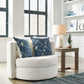 Padova - Swivel Accent Chair - Ivory