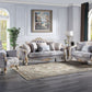 Galelvith - Sofa With 6 Pillows - Gray Fabric