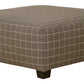 Lewiston - Cocktail Ottoman - Charcoal