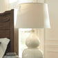 Saffi - Ceramic Table Lamp  - Cream