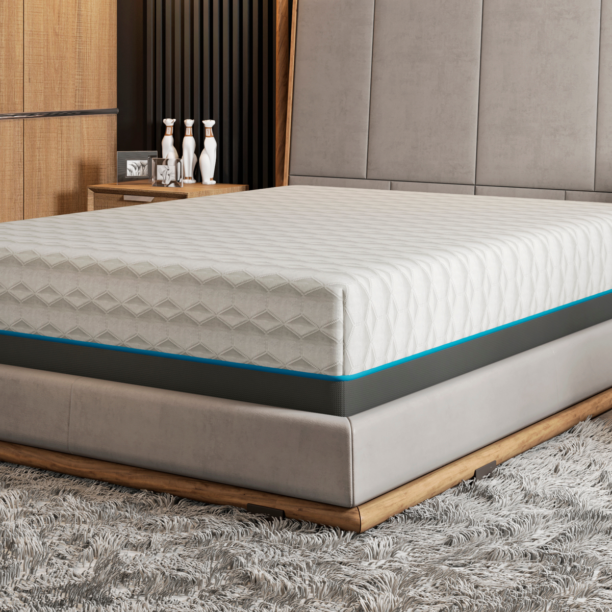 Copper Lux 14" Queen Plush Memory Foam Mattress