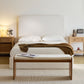 Canter Tall Headboard Upholstered Bed - Pearl