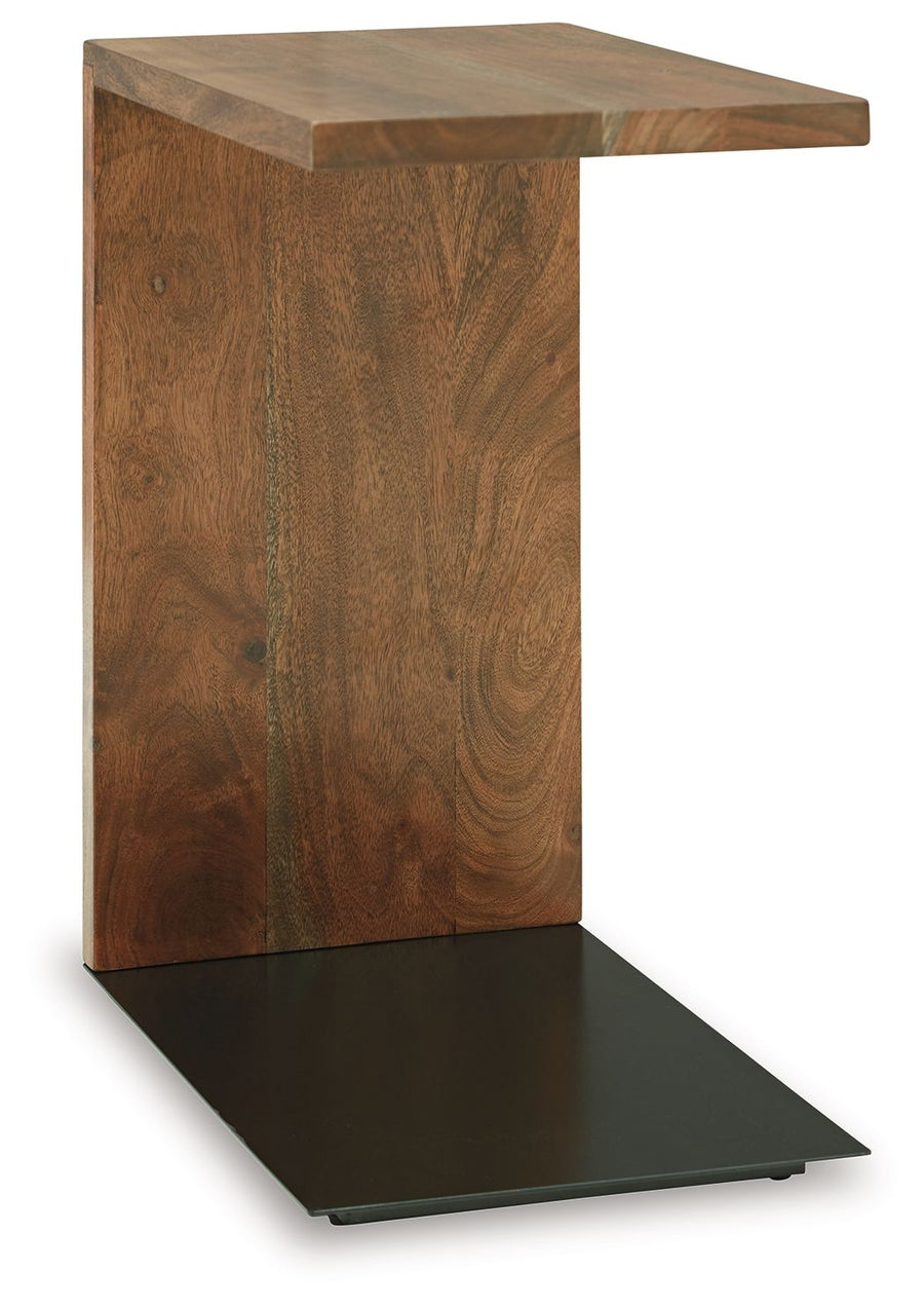 Wimshaw - Accent Table - Brown / Black